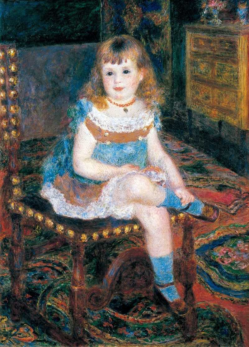 Mademoiselle Georgette Charpentier assise