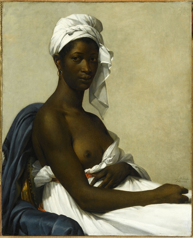 Marie Guillemine Benoist (1768-1826) Portrait de femme noire, 1800 Huile sur toile, 81 x 65 cm Paris, musée du Louvre