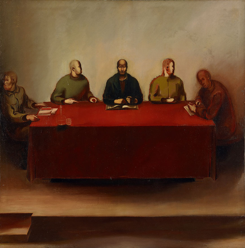 Salomon Nikritine Le tribunal du peuple 1934 Huile sur toile 142 x 142 cm Moscou, Galerie nationale Tretyakov